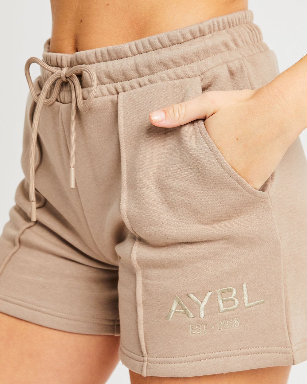 AYBL Luxe Shorts Mocha | 8902435-FT