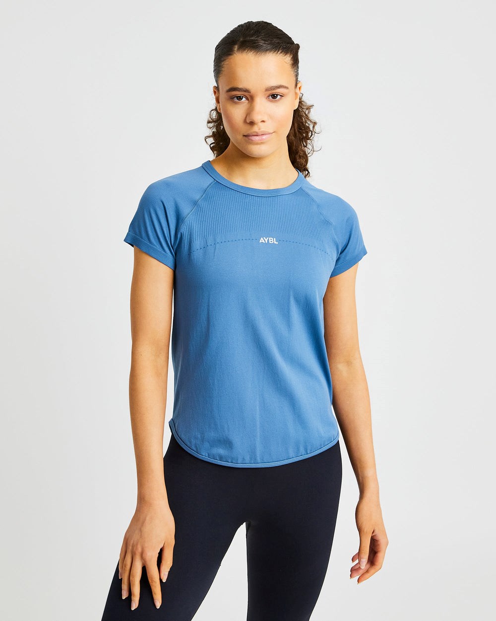 AYBL Reform Seamless T Shirt Blauw | 5274681-NS