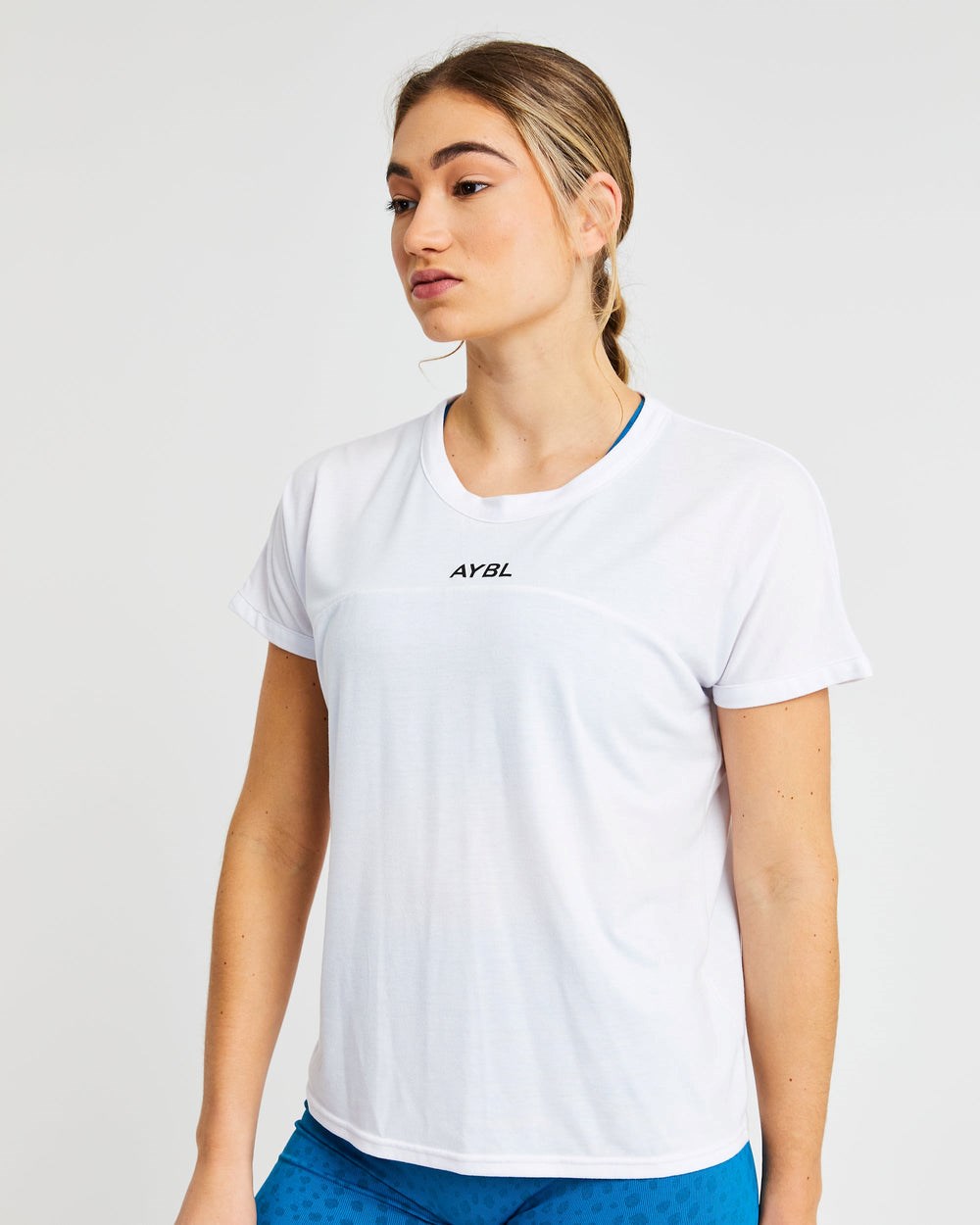 AYBL Boxy T Shirt Wit | 0421695-MY