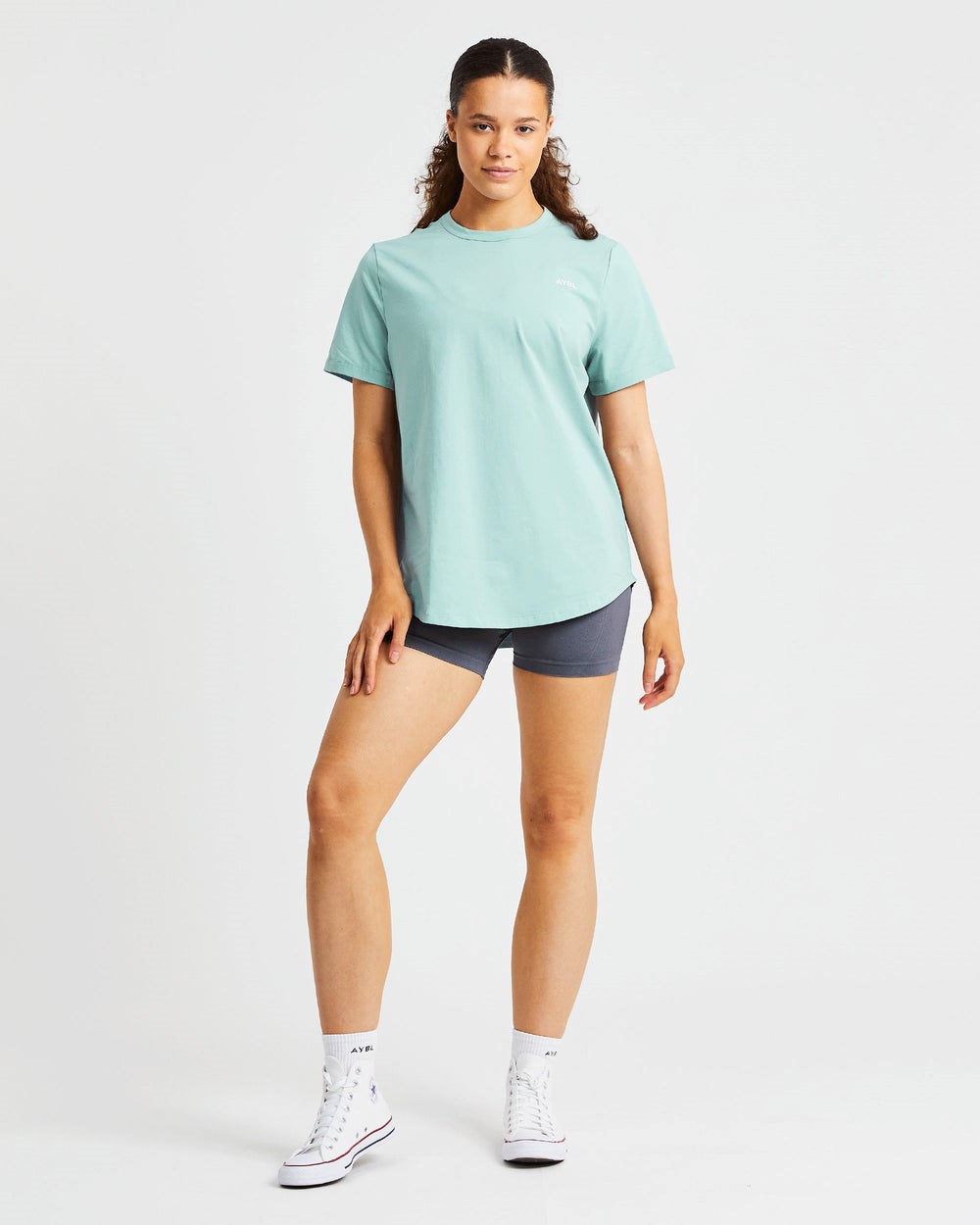 AYBL Everyday Oversized T Shirt Soft Sage | 8732059-UI