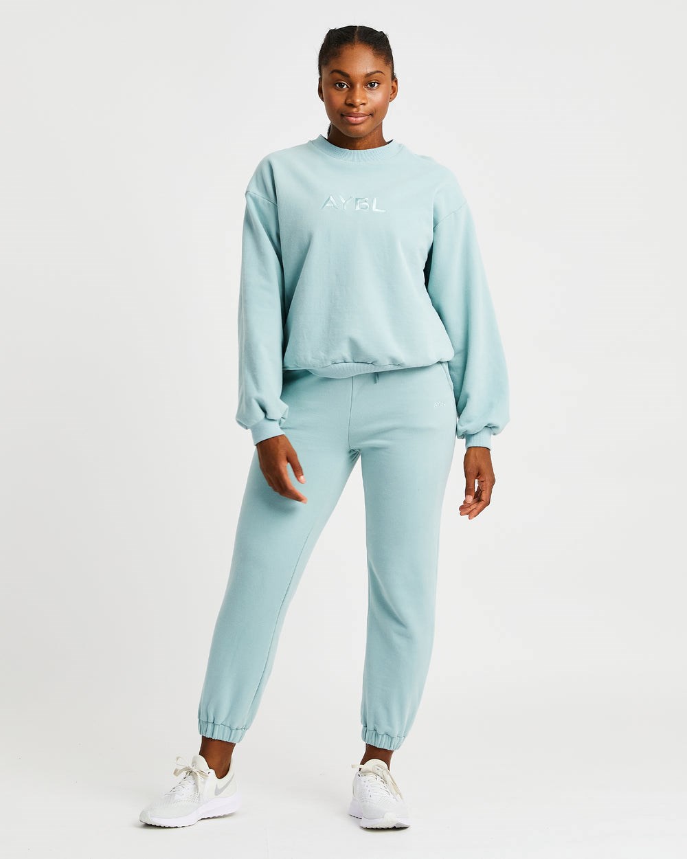 AYBL Everyday Oversized Trui Soft Sage | 3625870-JY