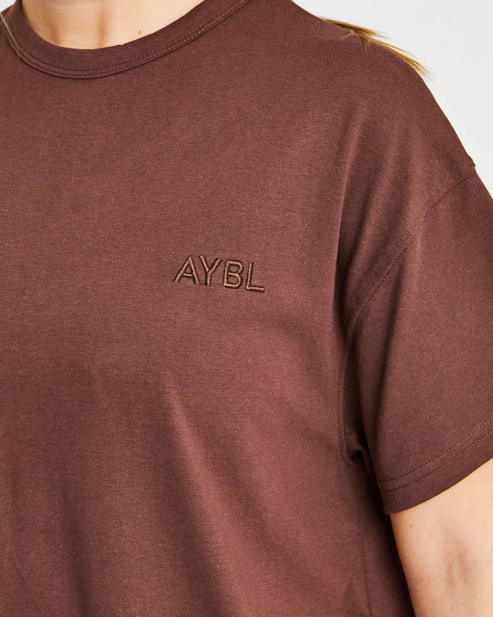 AYBL Luxe T Shirt Bruin | 9813562-AI