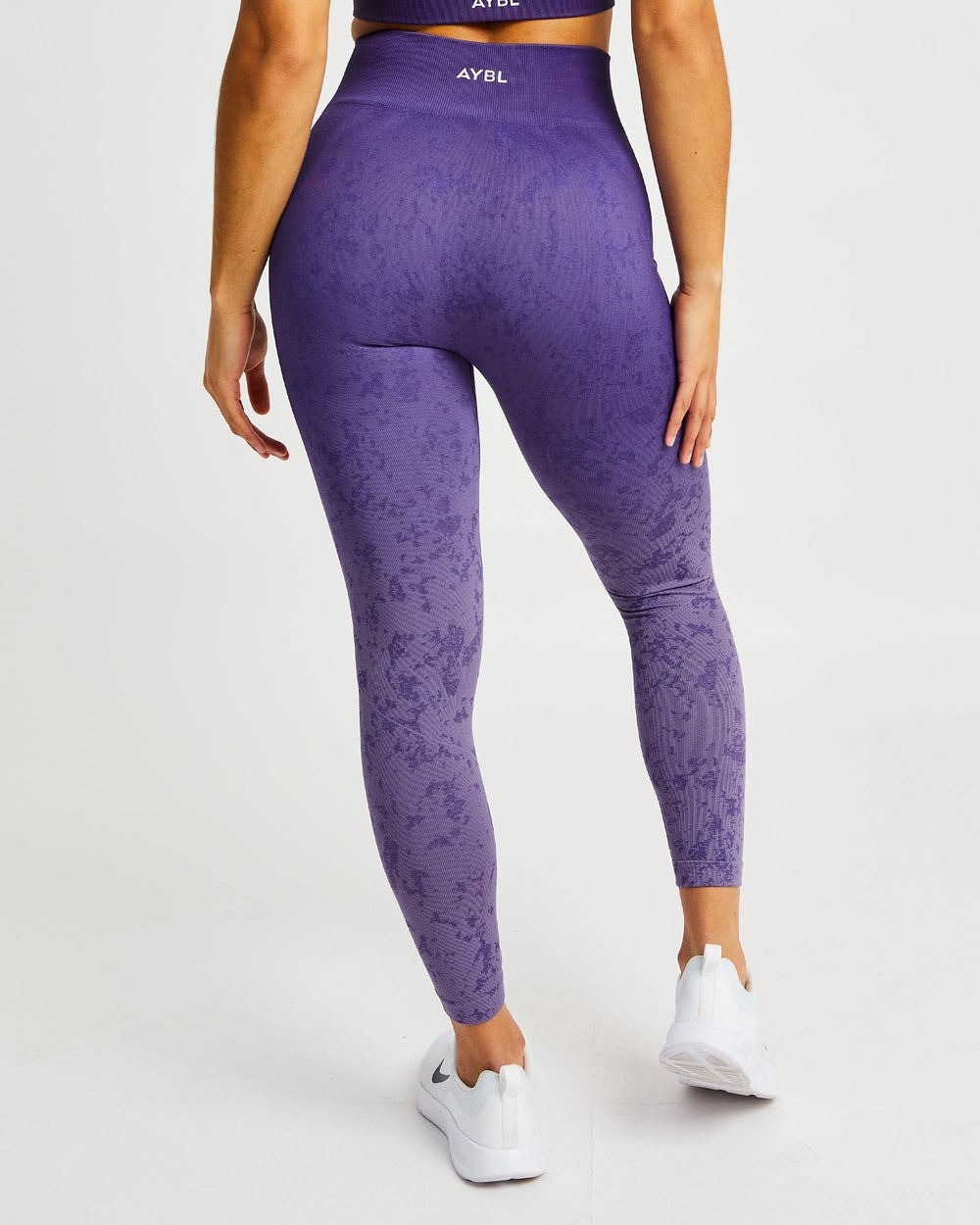 AYBL Flare Seamless Leggings Paars | 0638251-XV