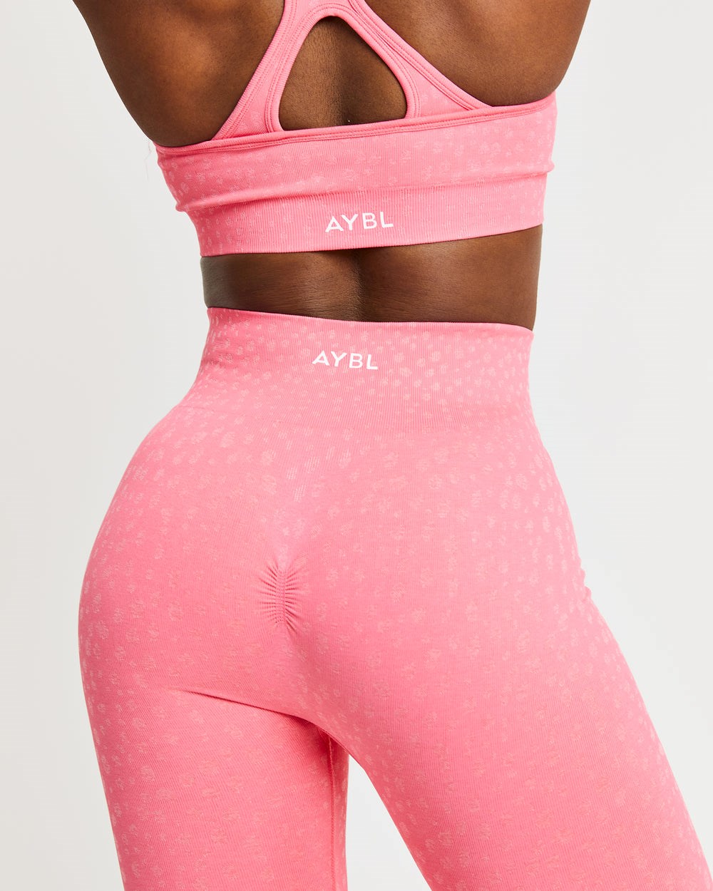 AYBL Evolve Speckle Seamless Leggings Koraal Roze | 8570143-JE