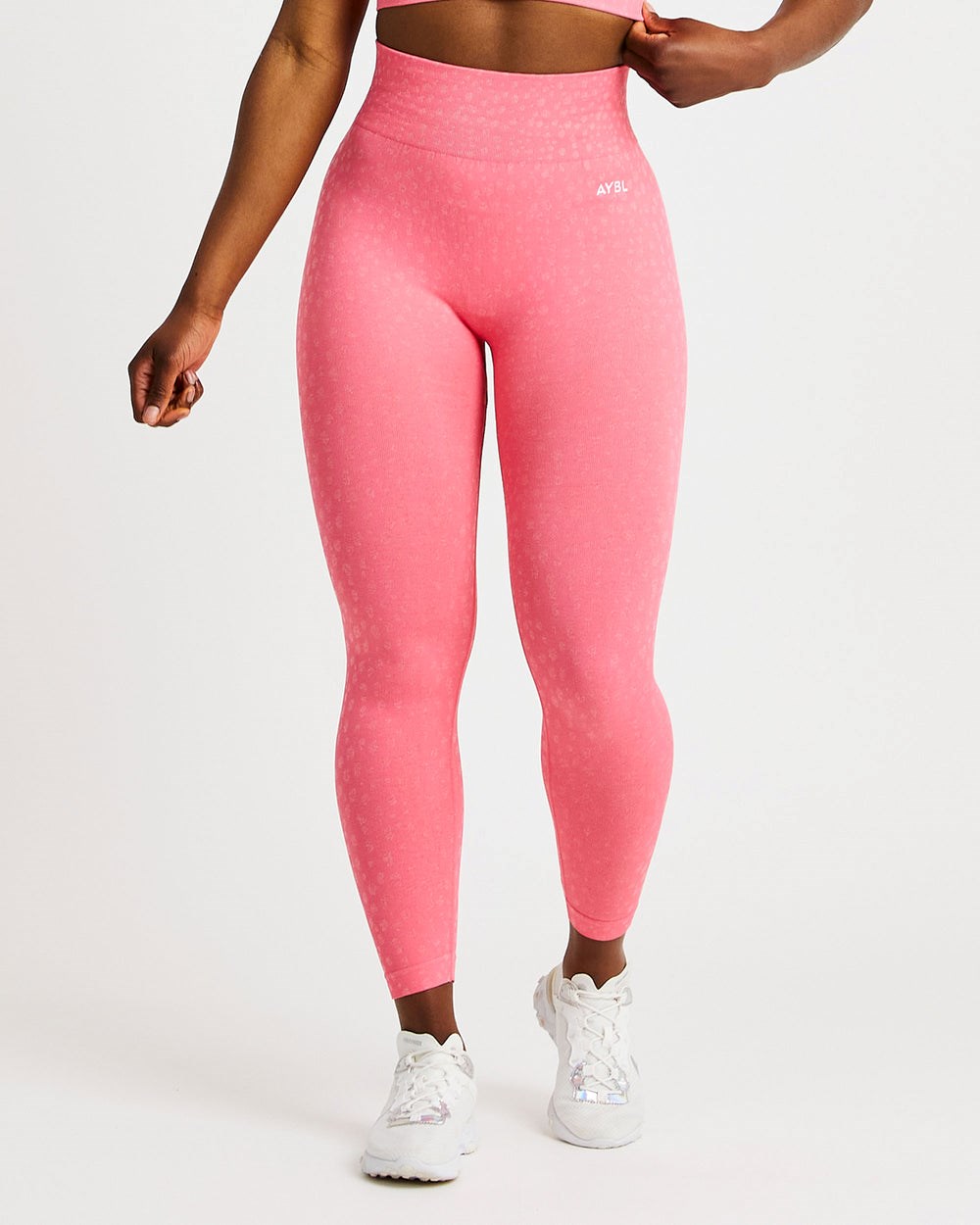 AYBL Evolve Speckle Seamless Leggings Koraal Roze | 8570143-JE