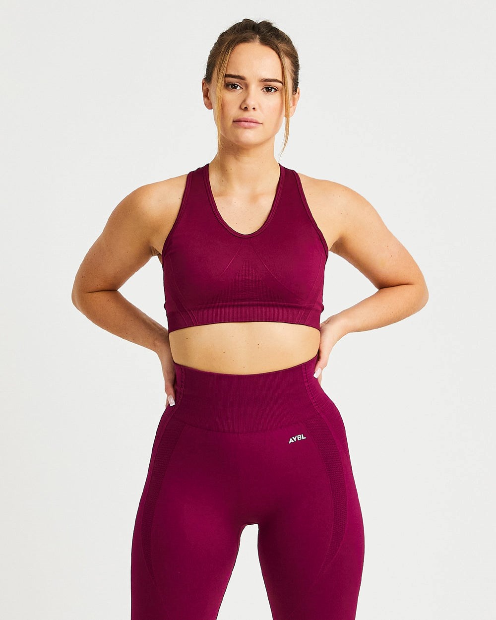 AYBL Balance V2 Seamless Sports Bra Paars | 8503167-NJ