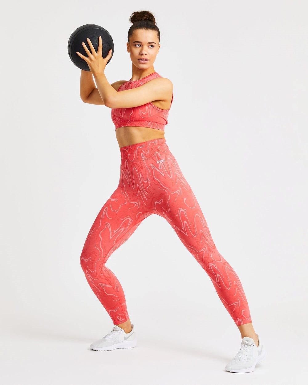 AYBL Velocity Seamless Leggings Koraal | 0598176-DI