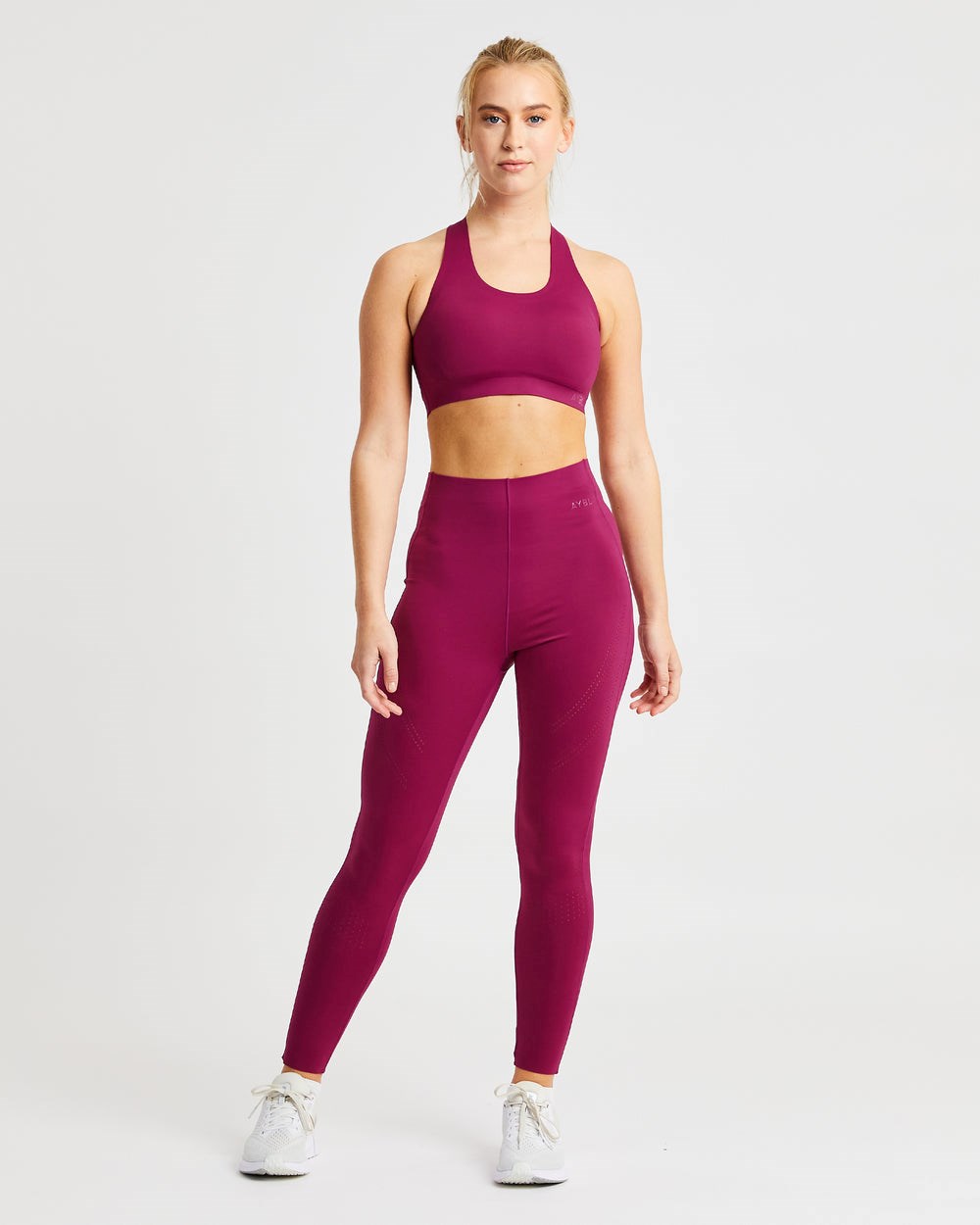 AYBL Fusion Sports Bra Berry Wine | 1209368-QL