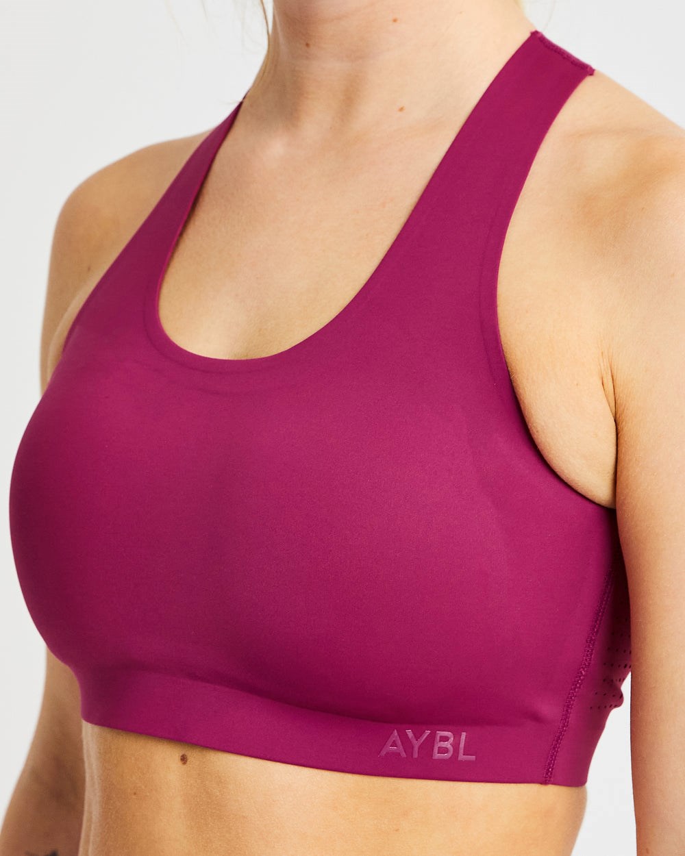 AYBL Fusion Sports Bra Berry Wine | 1209368-QL