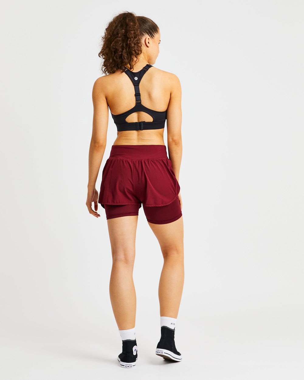 AYBL Sportive Open Back Sports Bra Zwart | 0843675-CA