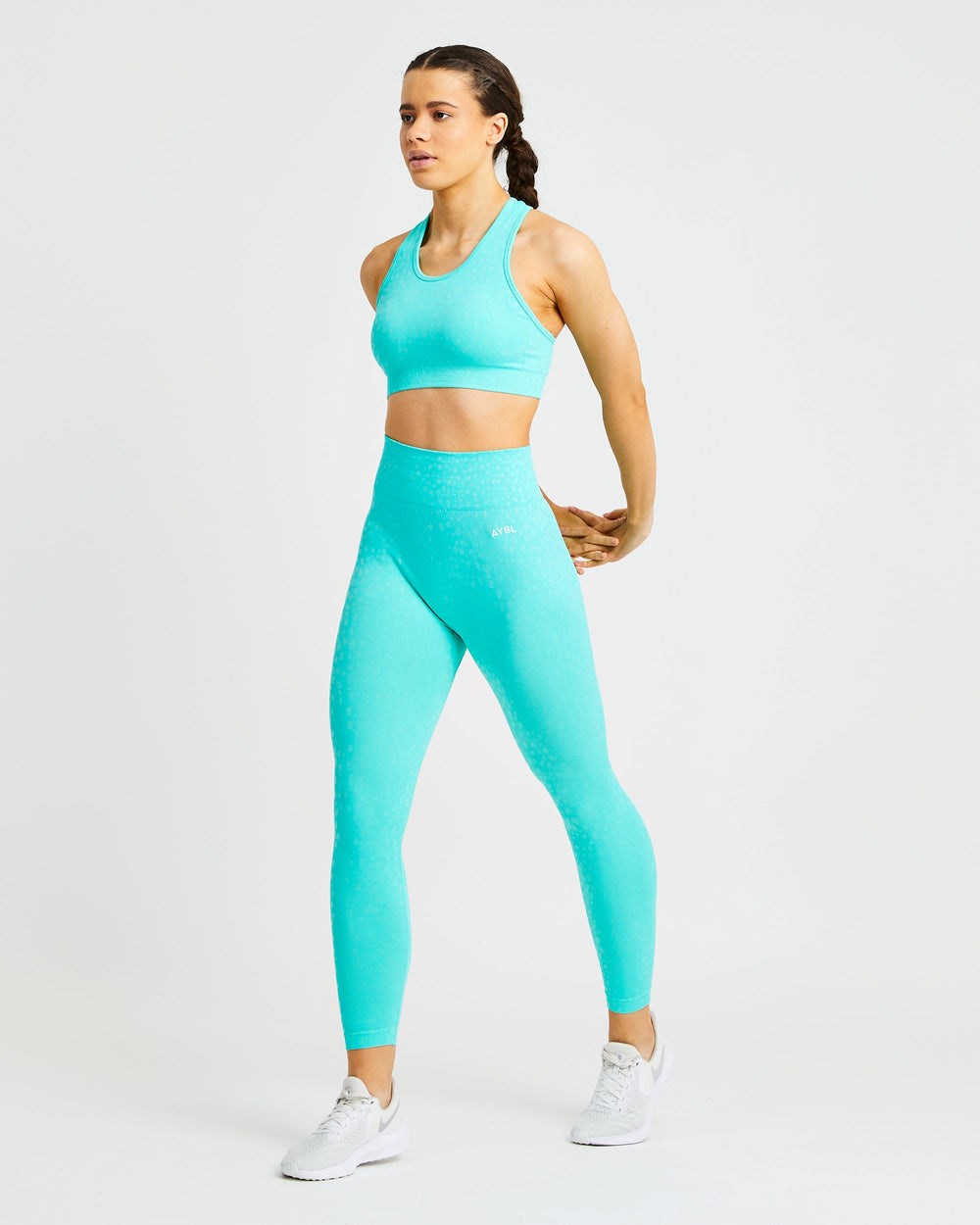 AYBL Evolve Speckle Seamless Leggings Groen | 6279435-WY