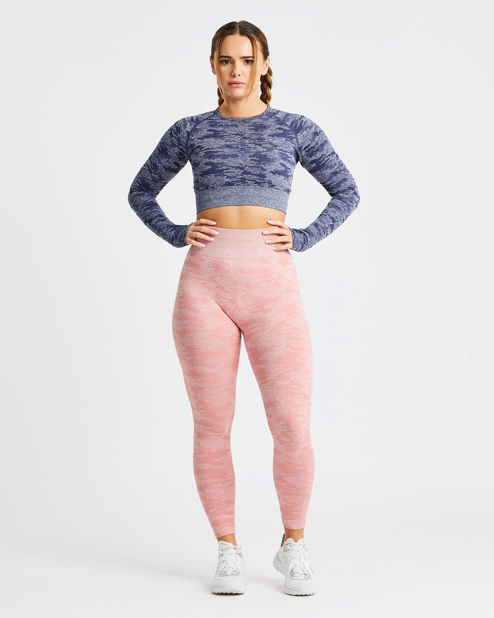 AYBL Evolve Camo Seamless Leggings Roze | 1795620-IA