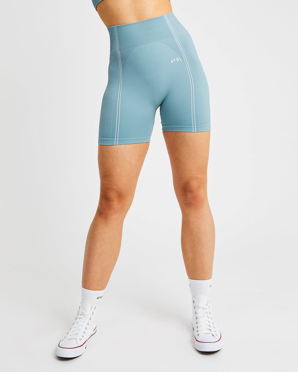 AYBL Reflex Seamless Shorts Teal | 7043195-LM