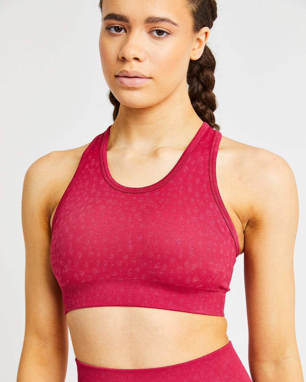 AYBL Evolve Speckle Seamless Sports Bra Raspberry | 0261458-QM