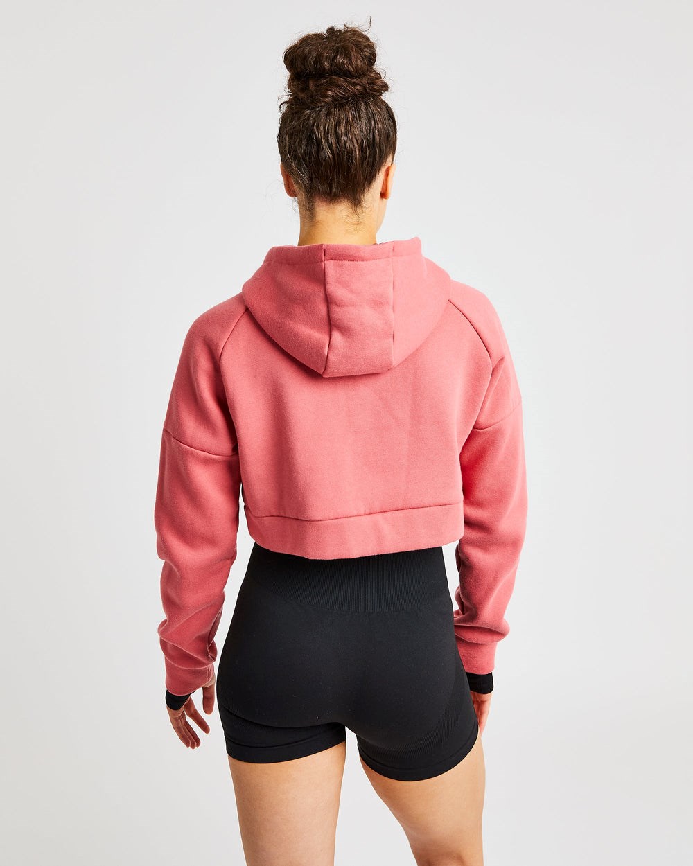 AYBL Beyond Crop Zip Hoodie Rood | 0371642-BY