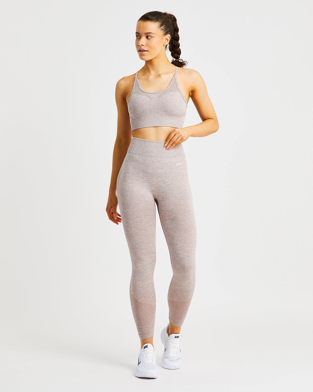 AYBL Motion Seamless Leggings Beige | 8067943-MC