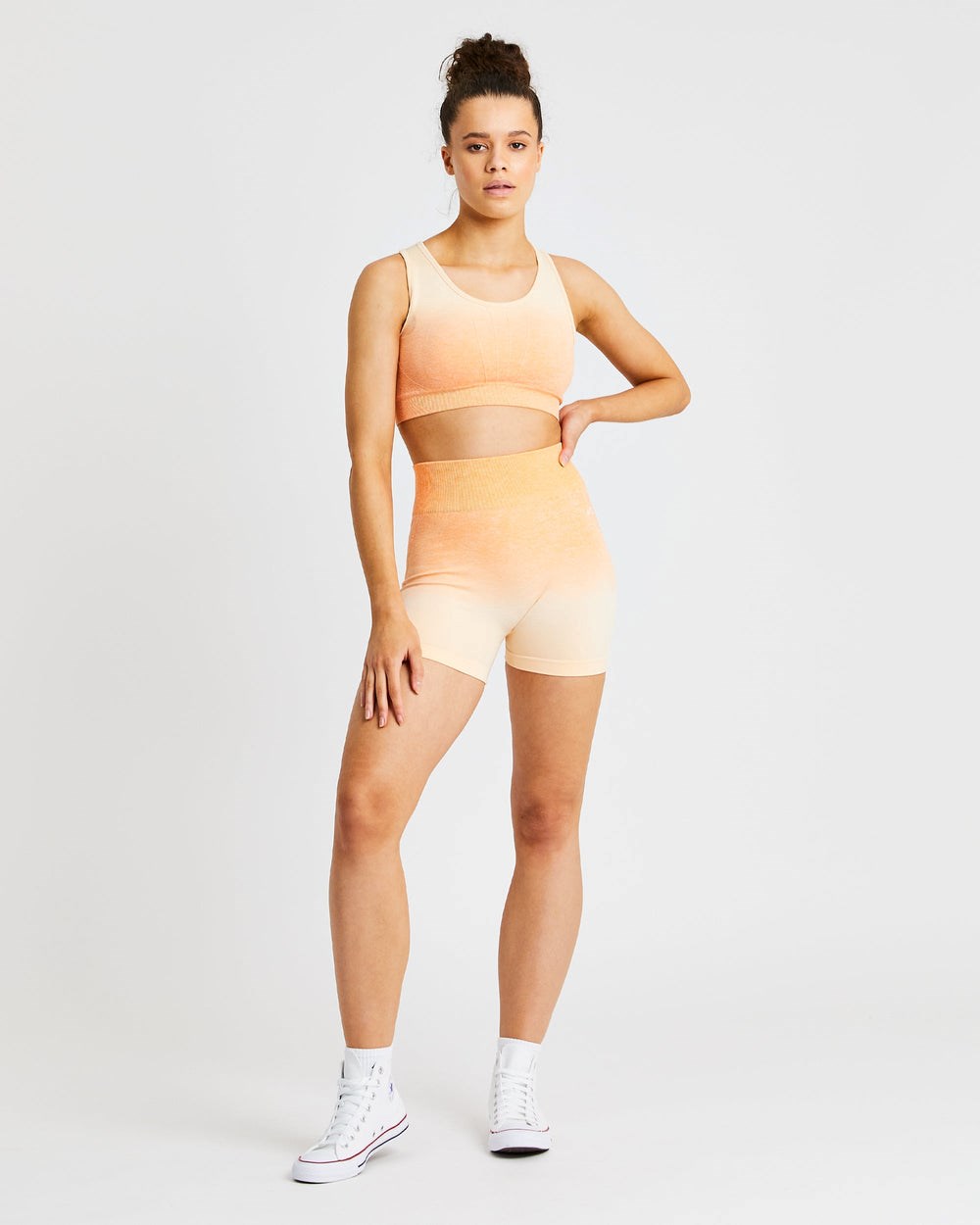 AYBL Pulse Ombré Seamless Shorts Oranje | 8203164-XF