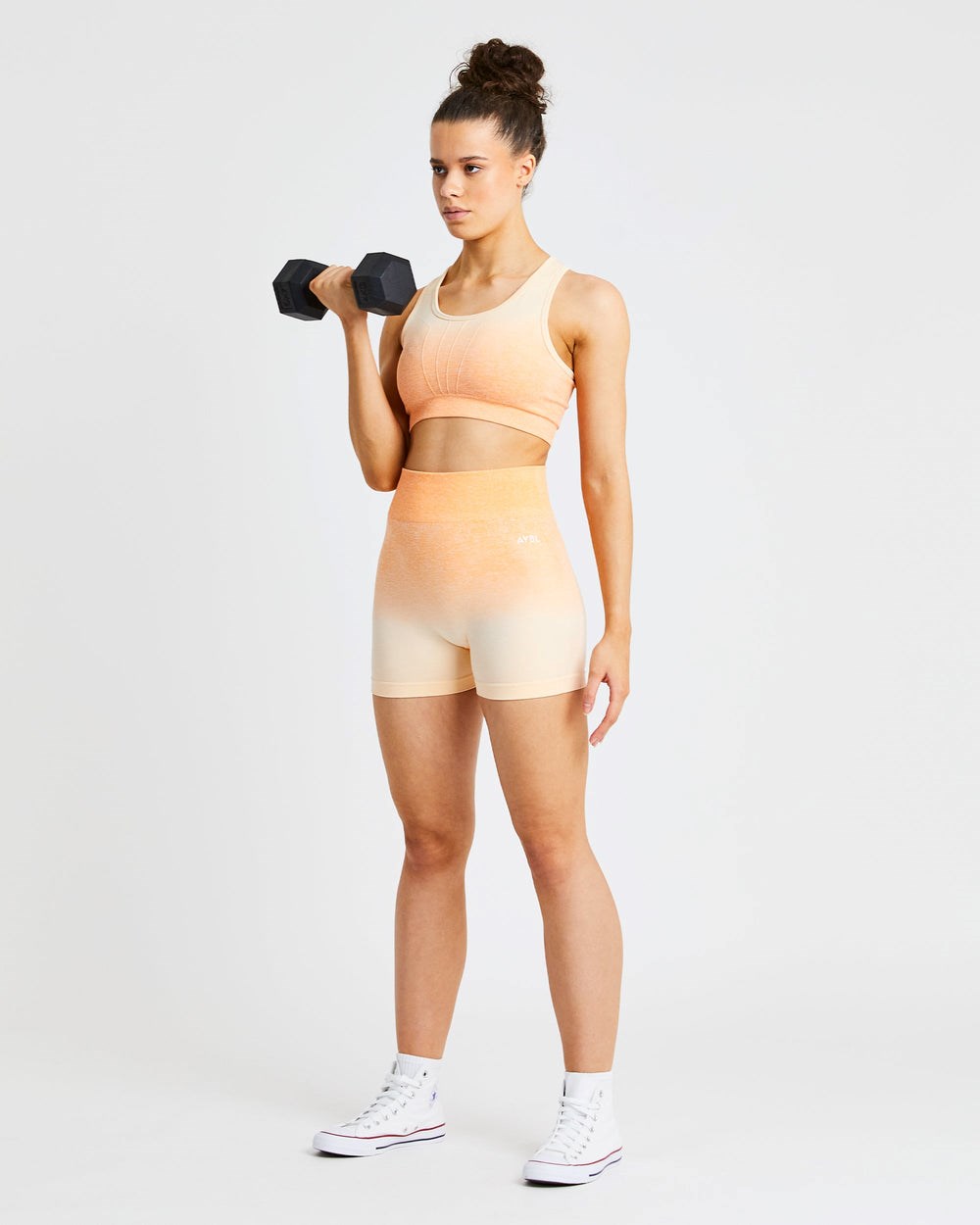 AYBL Pulse Ombré Seamless Shorts Oranje | 8203164-XF