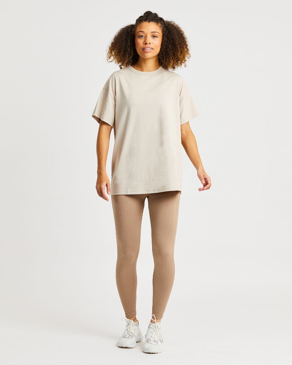 AYBL Luxe T Shirt Sand | 6938542-DV