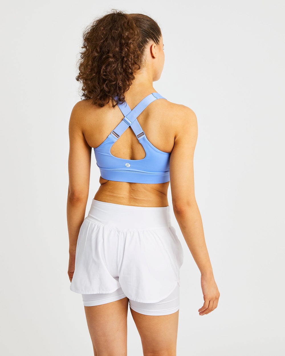 AYBL Sportive High Neck Sports Bra Blauw | 7304925-MN