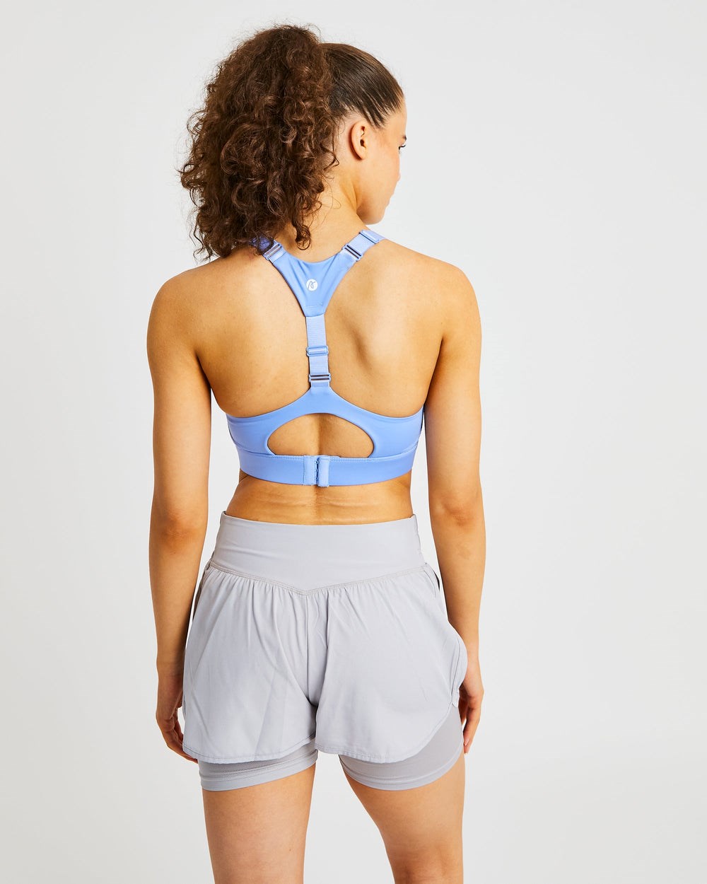 AYBL Sportive Open Back Sports Bra Blauw | 0798324-OU