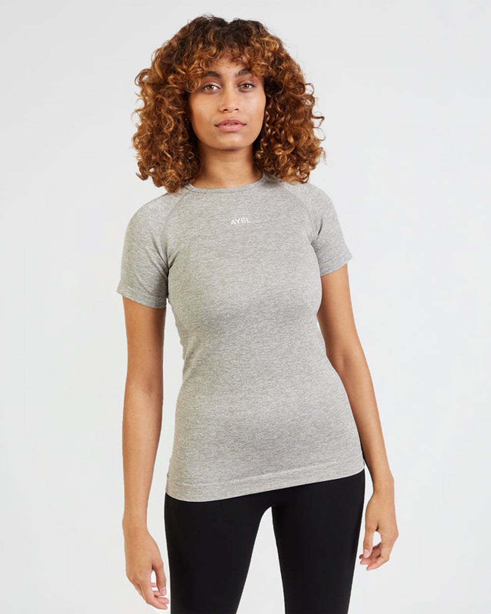 AYBL Motion Seamless T Shirt Khaki | 1965708-CS