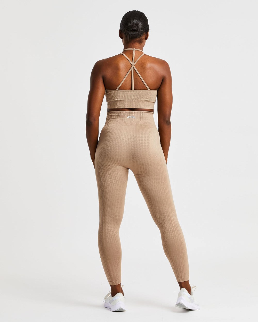 AYBL Luxe Seamless Crop Tank Top Mocha | 9032751-WY