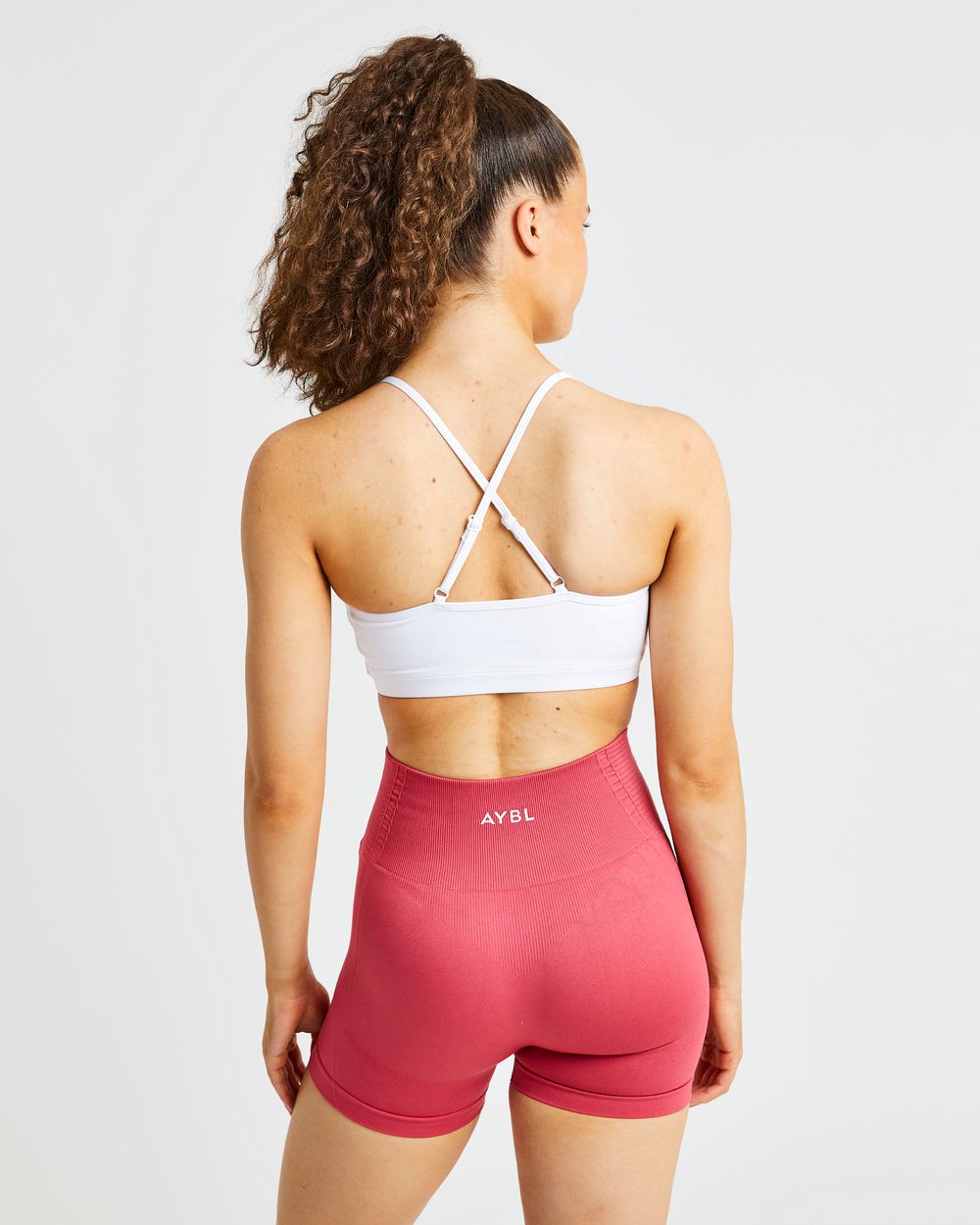 AYBL Essential V Neck Sports Bra Wit | 1953074-LH