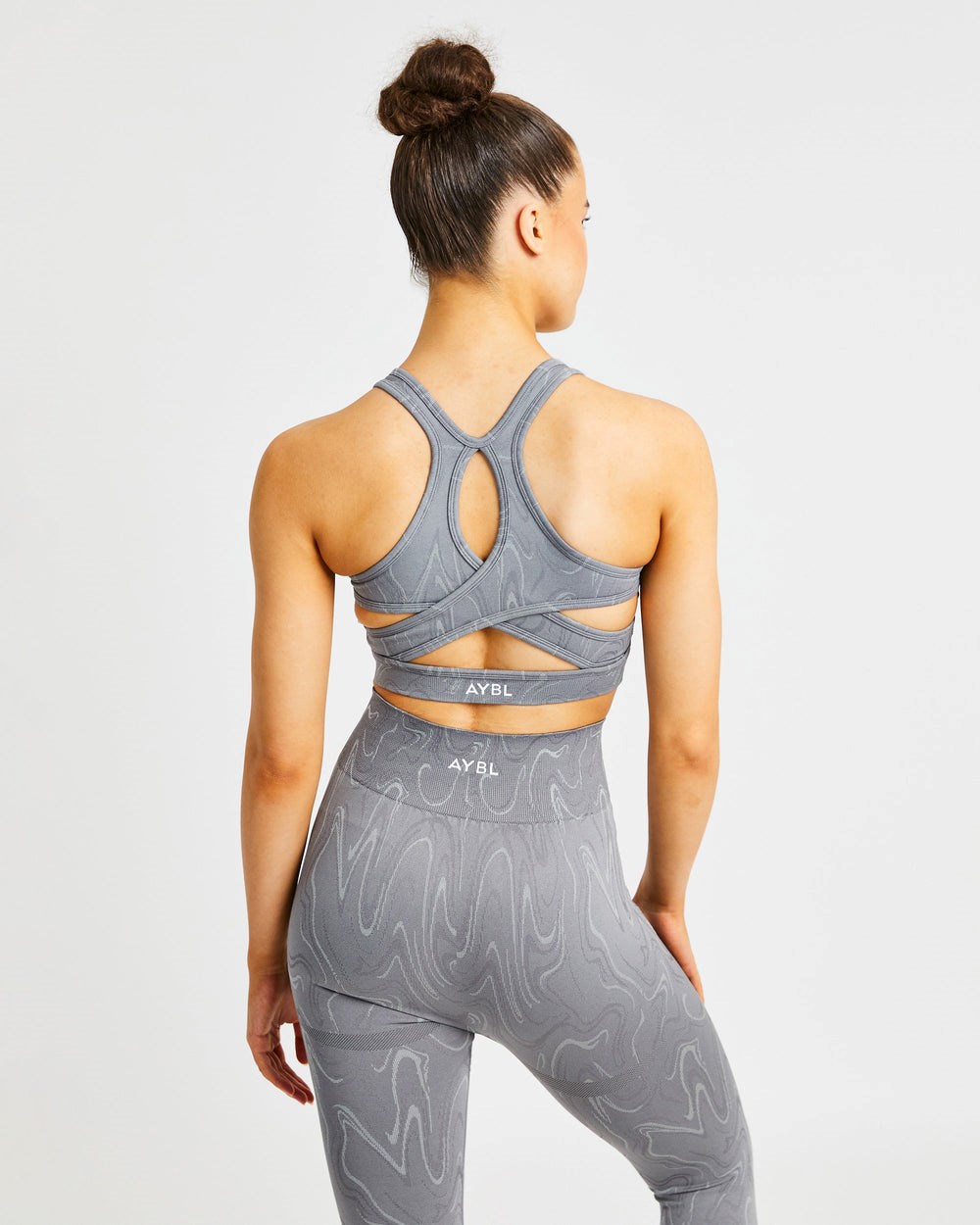 AYBL Velocity Seamless Sports Bra Grijs | 8624193-VI