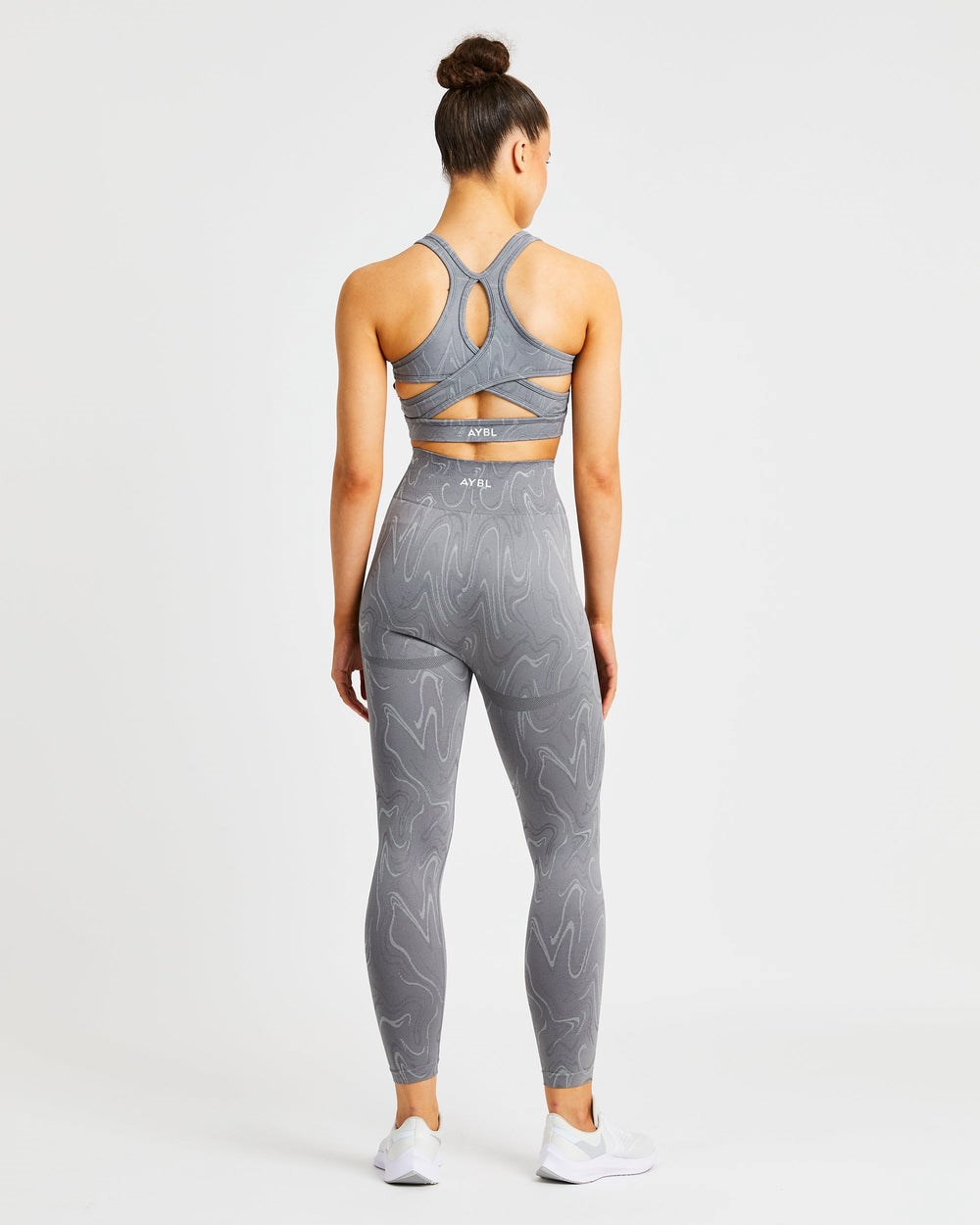 AYBL Velocity Seamless Sports Bra Grijs | 8624193-VI