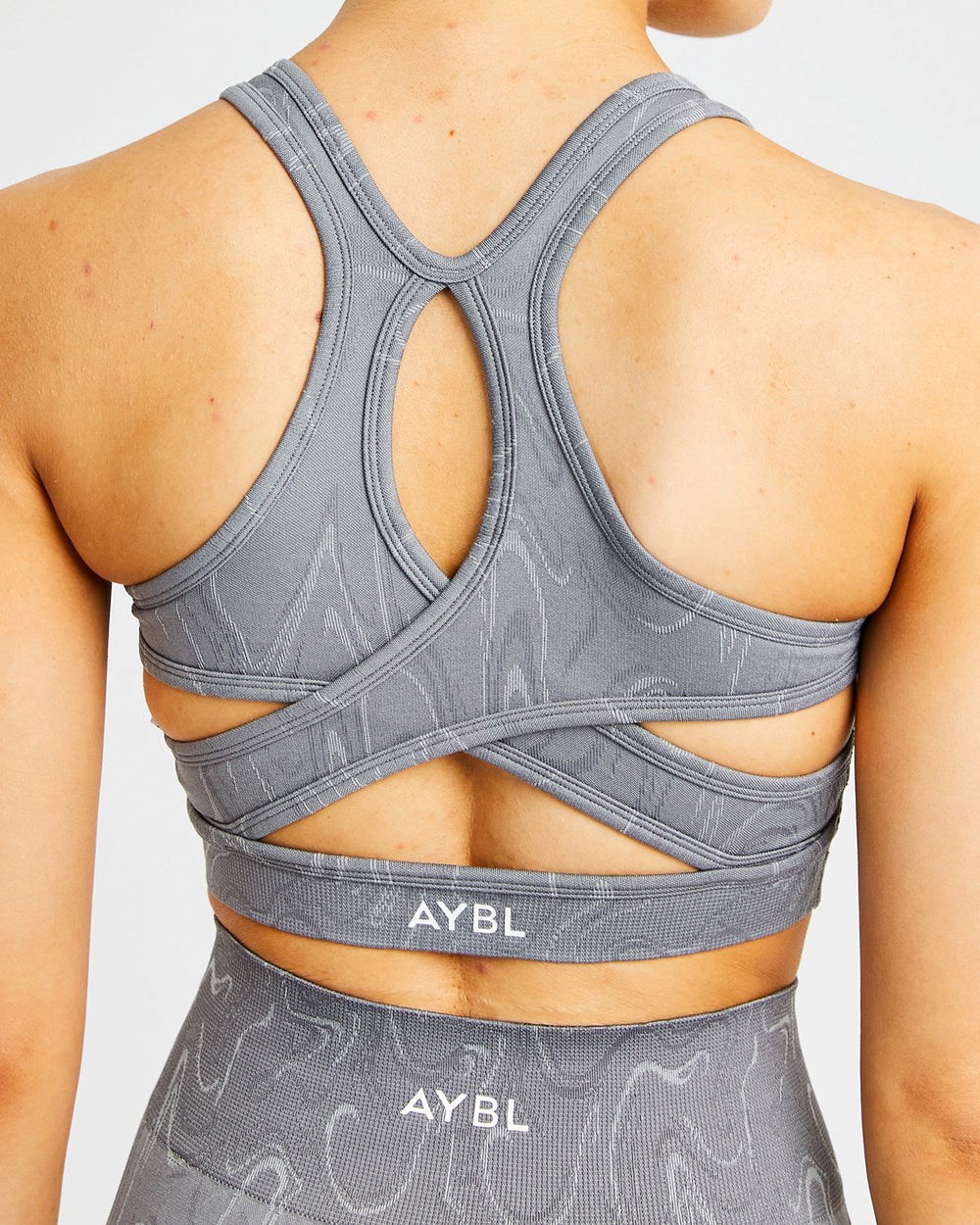 AYBL Velocity Seamless Sports Bra Grijs | 8624193-VI