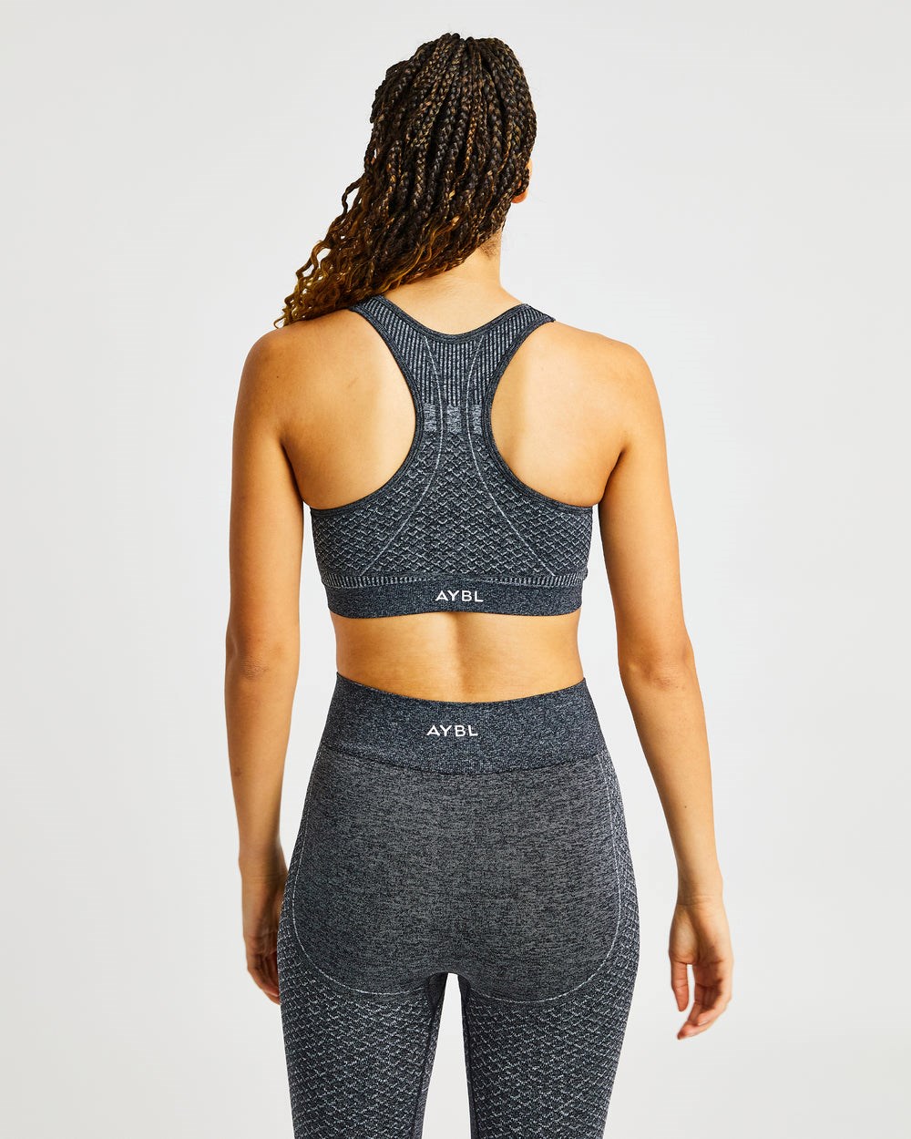 AYBL Impact Seamless Sports Bra Zwart | 7960481-ZU