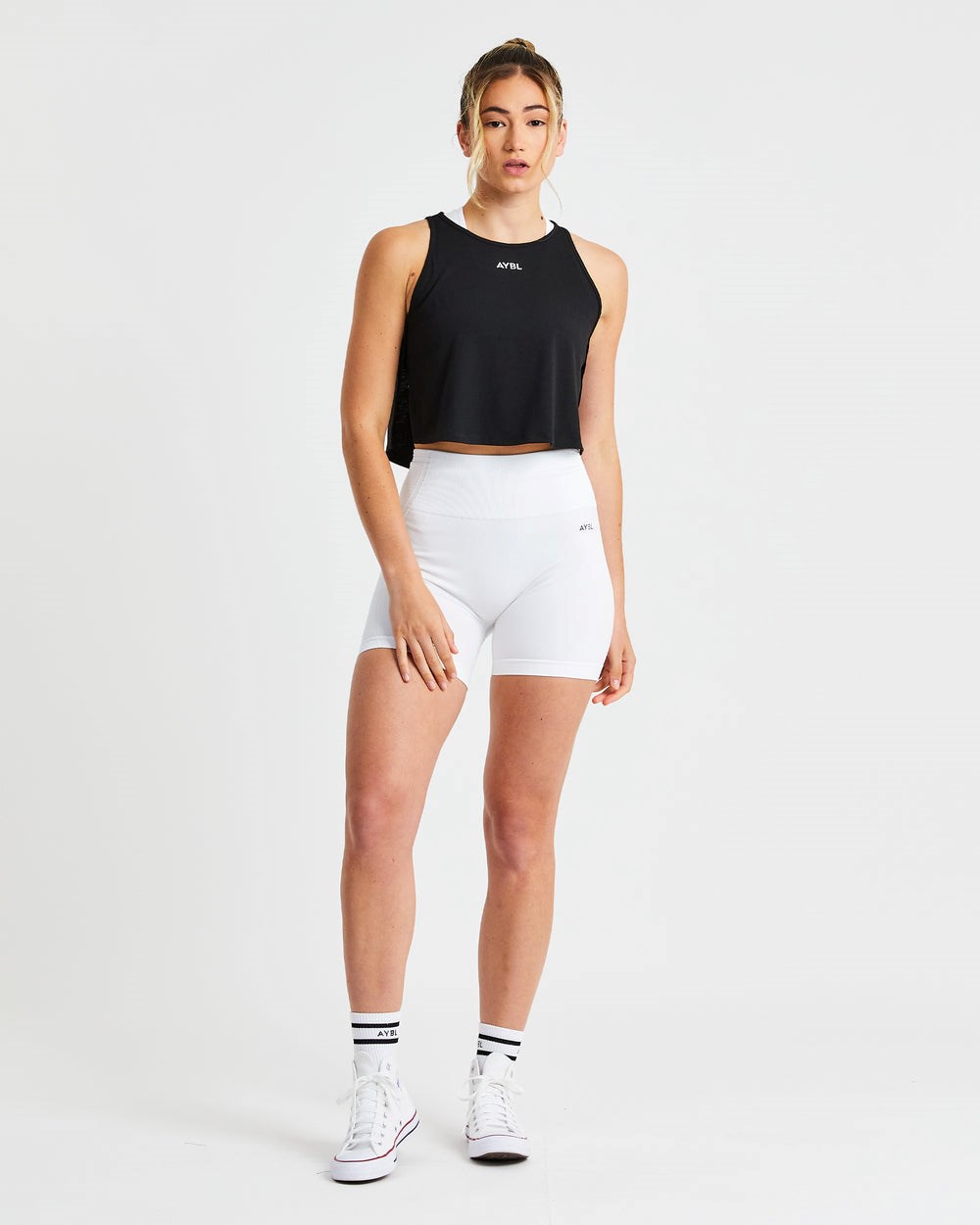 AYBL Strive Crop Vest Zwart | 6723489-YD