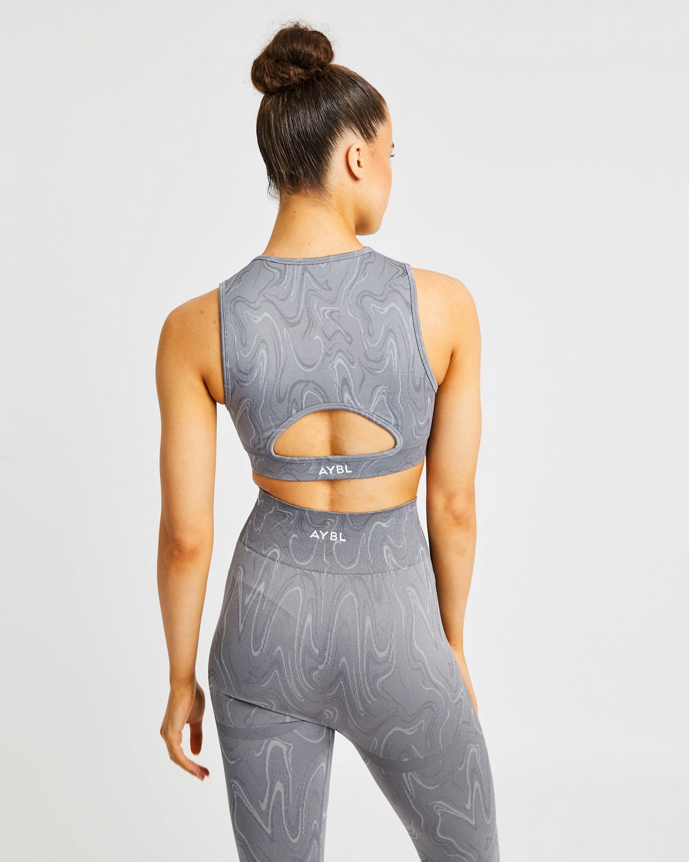 AYBL Velocity Seamless Crop Vest Grijs | 5436120-DQ