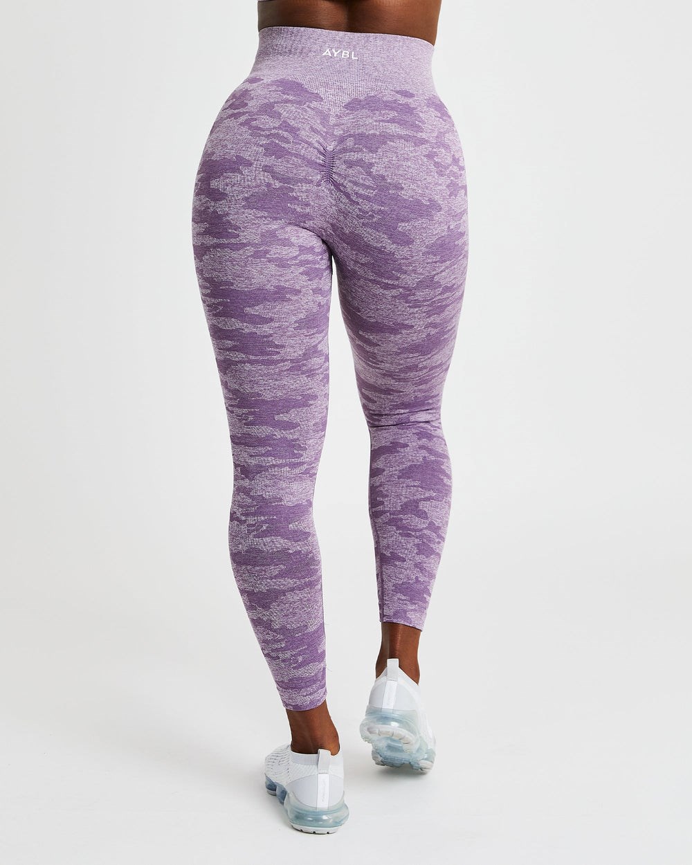 AYBL Evolve Camo Seamless Leggings Plum | 1432907-HN