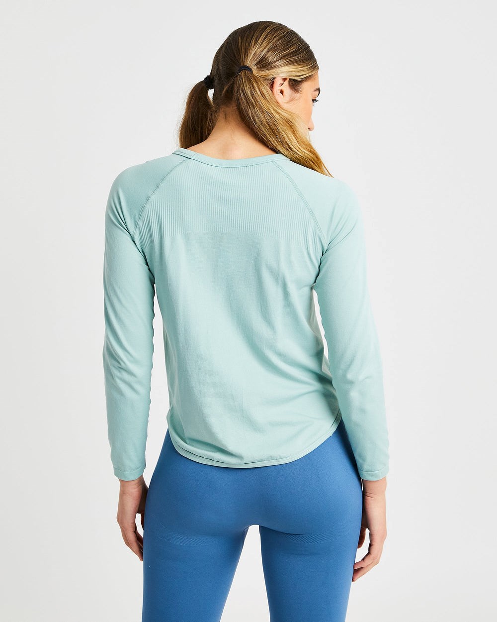 AYBL Reform Seamless Long Sleeve T Shirt Groen | 7143590-CD