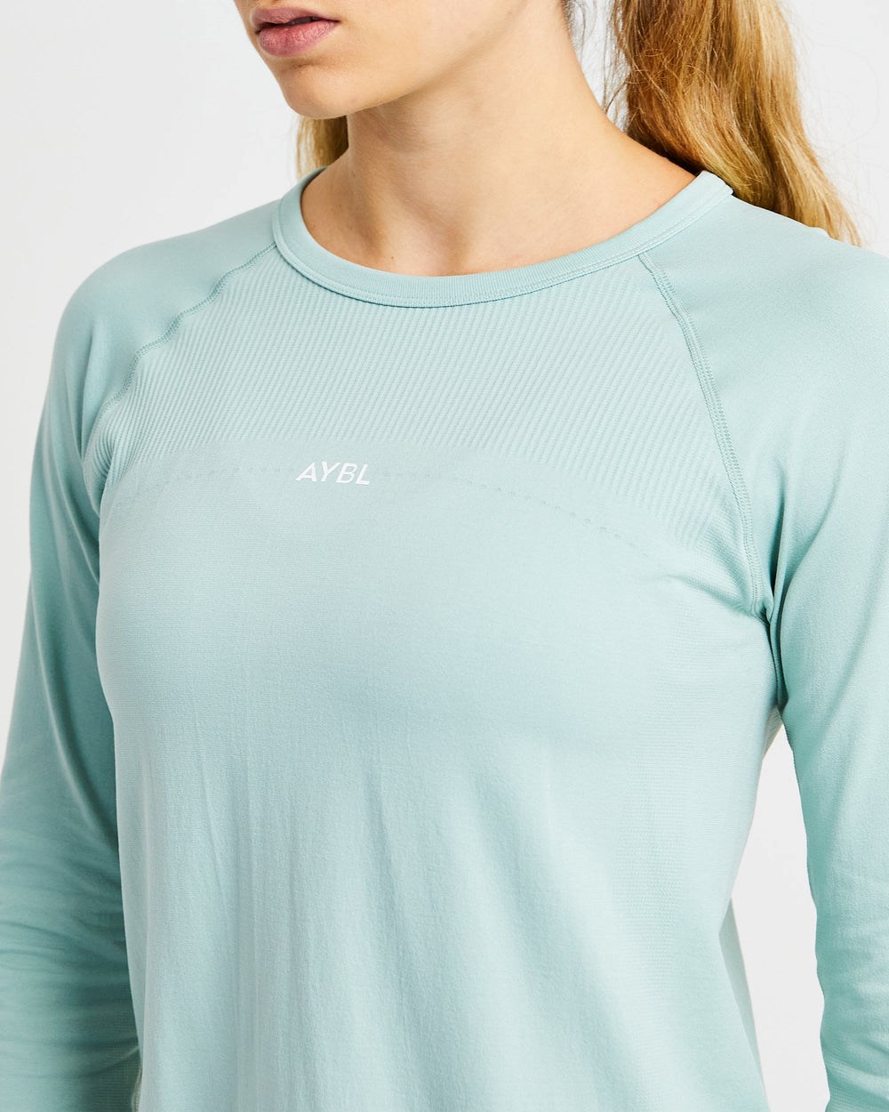 AYBL Reform Seamless Long Sleeve T Shirt Groen | 7143590-CD