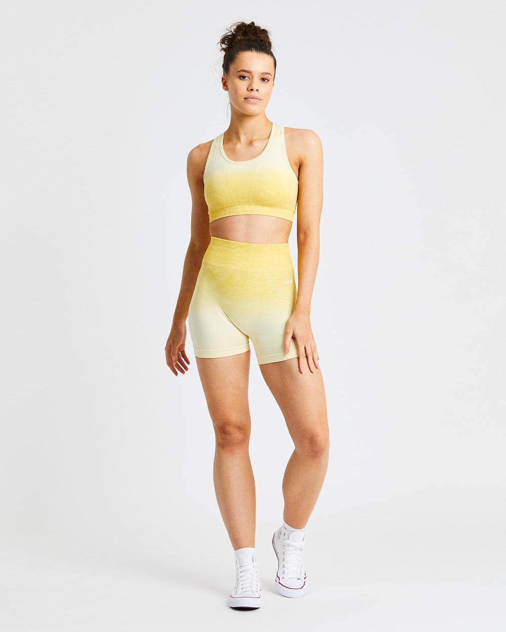 AYBL Pulse Ombré Seamless Sports Bra Geel | 4507693-WG