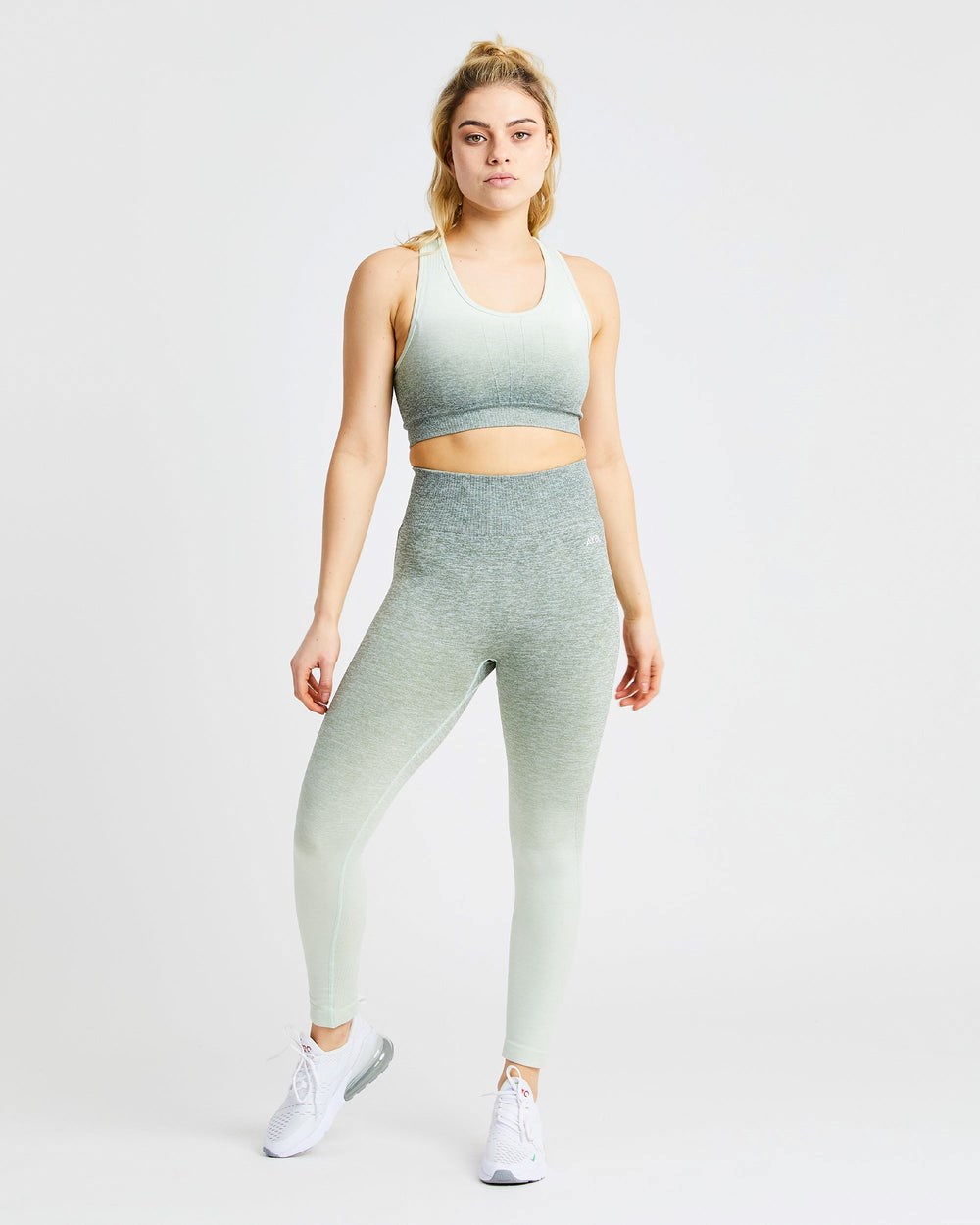 AYBL Pulse Ombré Seamless Leggings Khaki | 9326057-XC