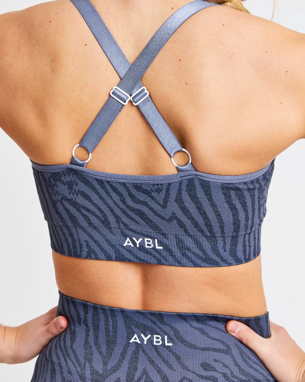 AYBL Evolve Animal Seamless Sports Bra Blauw | 5920138-BA