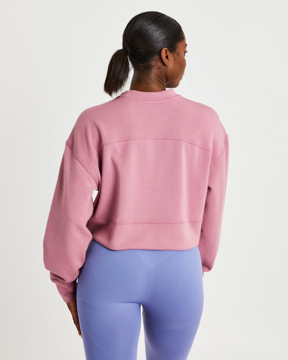 AYBL Oversized Crop Jumper Roze Roze | 7805214-CQ