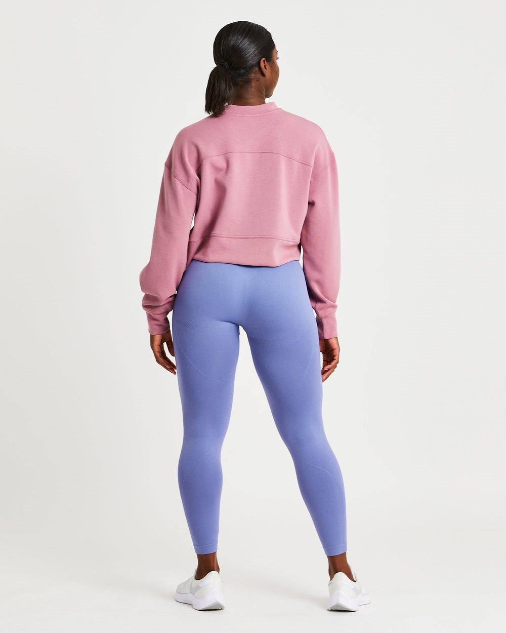 AYBL Oversized Crop Jumper Roze Roze | 7805214-CQ