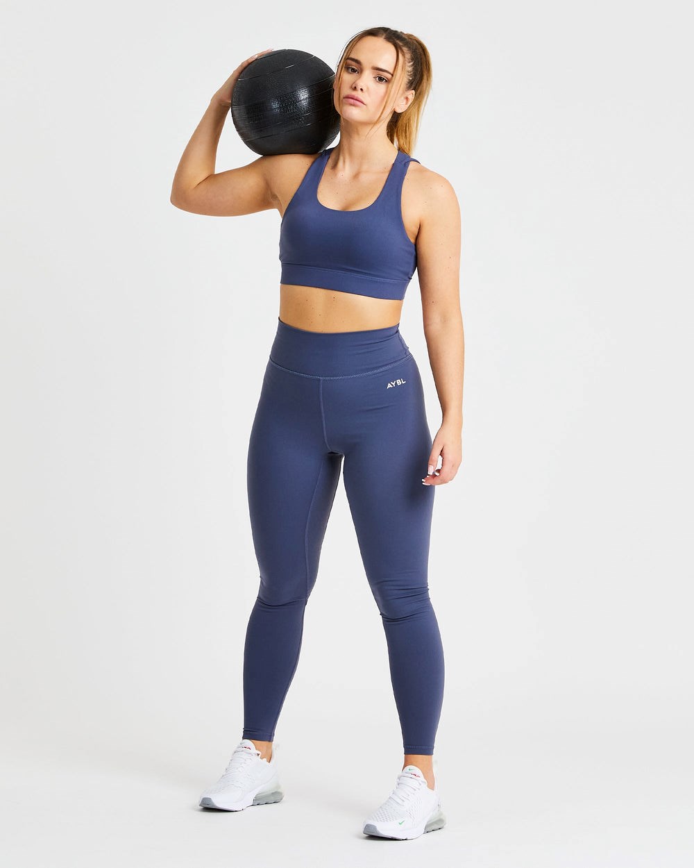 AYBL Core Sports Bra Donkerblauw Blauw | 7213498-OR