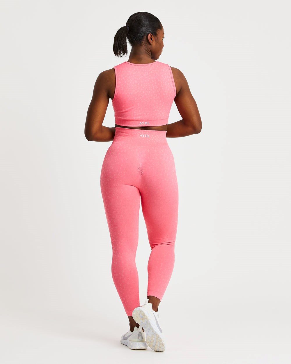 AYBL Evolve Speckle Seamless Crop Vest Koraal Roze | 6972058-LB