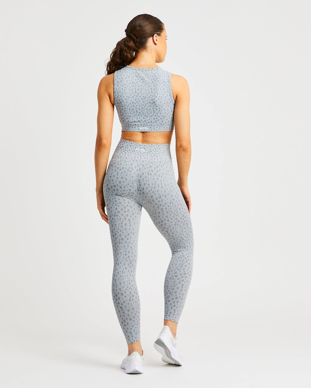 AYBL Evolve Speckle Seamless Crop Vest Lichtgrijs | 2173869-KG