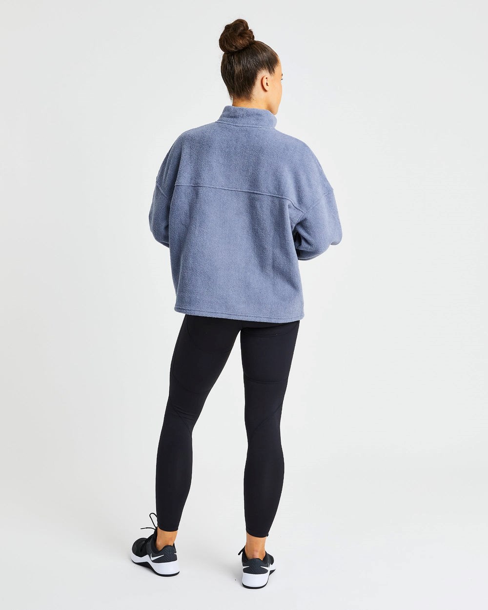 AYBL Effortless Oversized Fleece Blauw | 4571029-GD