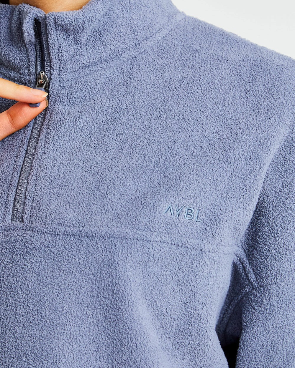 AYBL Effortless Oversized Fleece Blauw | 4571029-GD