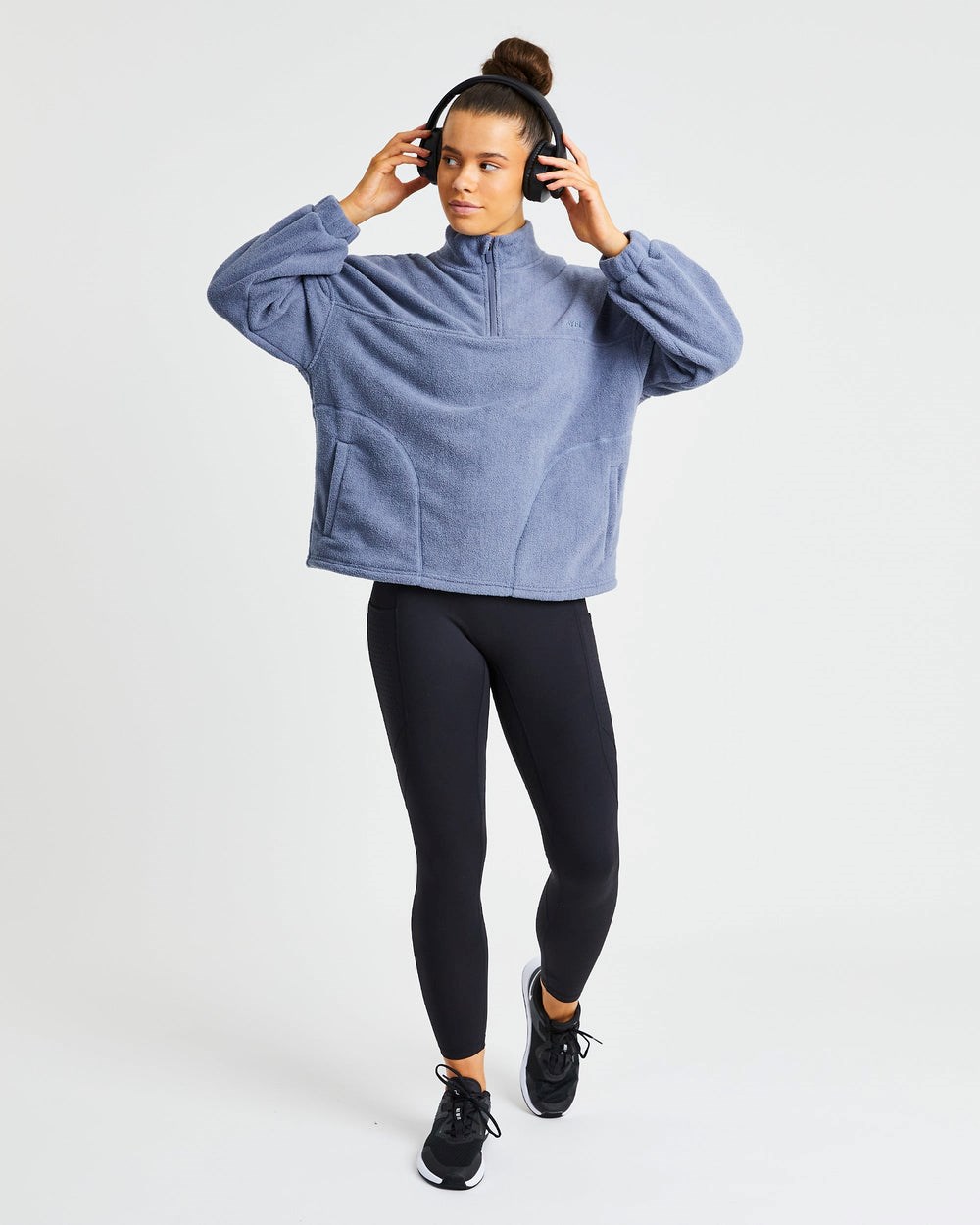 AYBL Effortless Oversized Fleece Blauw | 4571029-GD