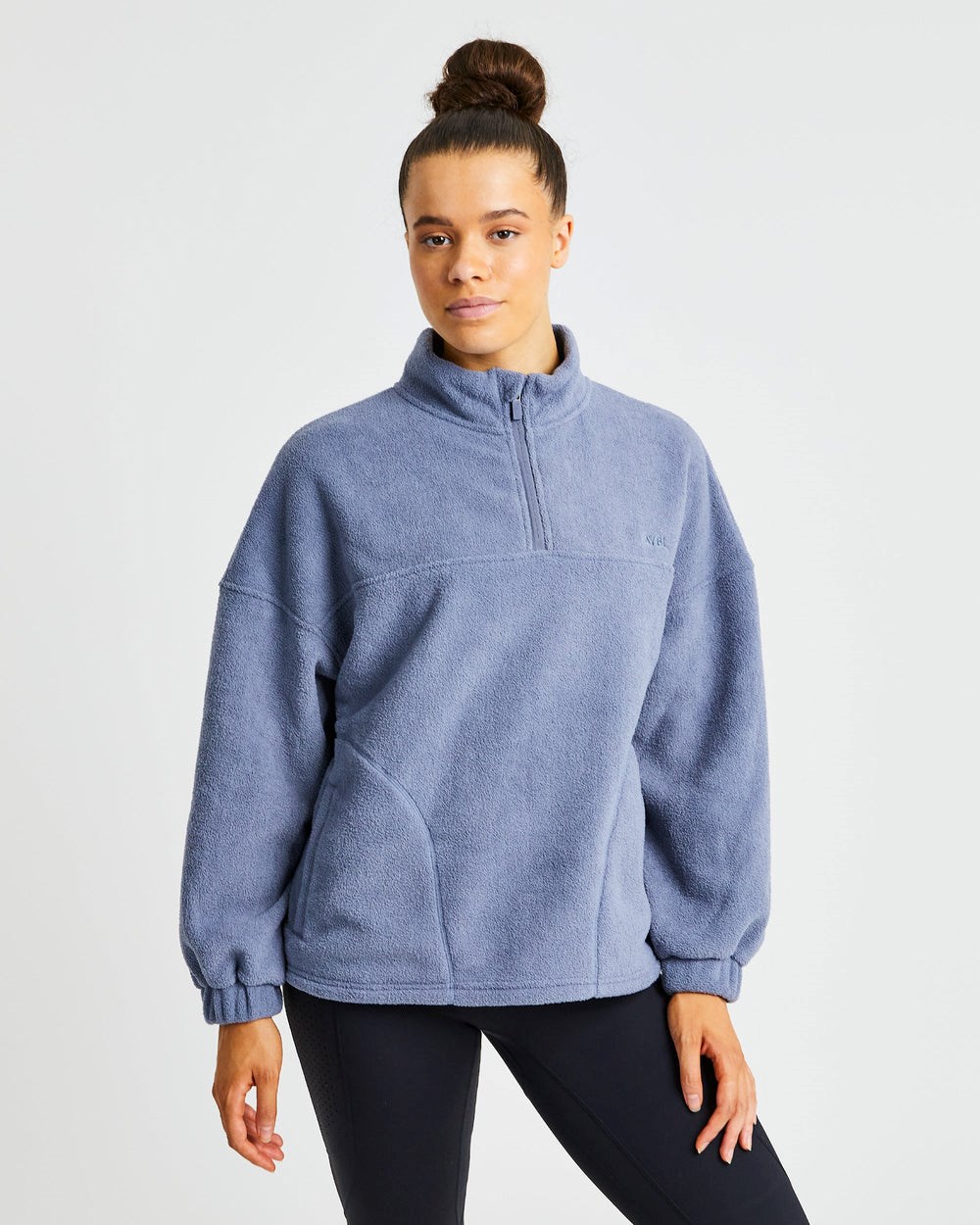 AYBL Effortless Oversized Fleece Blauw | 4571029-GD