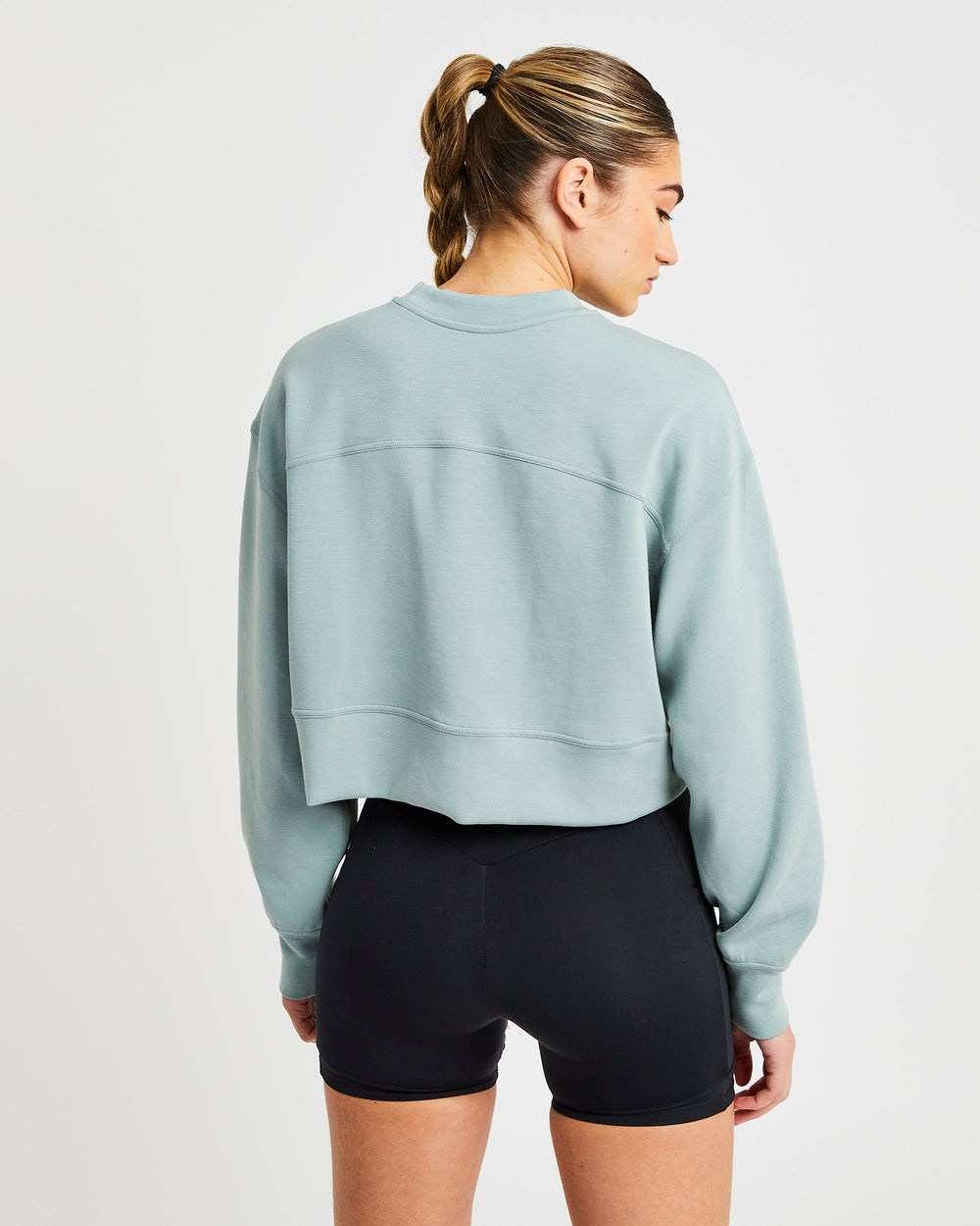 AYBL Oversized Crop Jumper Groen | 9013657-WA